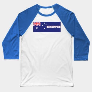 Rockhampton City in Australian Flag Baseball T-Shirt